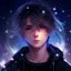 粉丝用户星夜追光的头像，年轻男性形象，小早川怜子的忠实粉丝